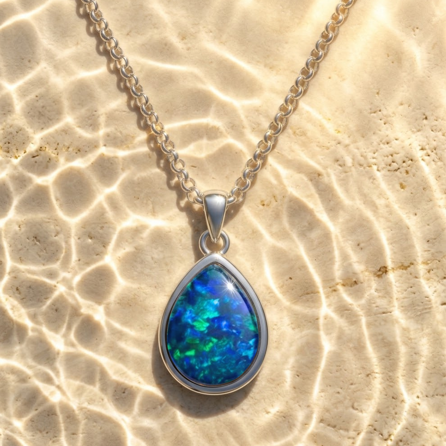 Drop of Flame Blue/Green