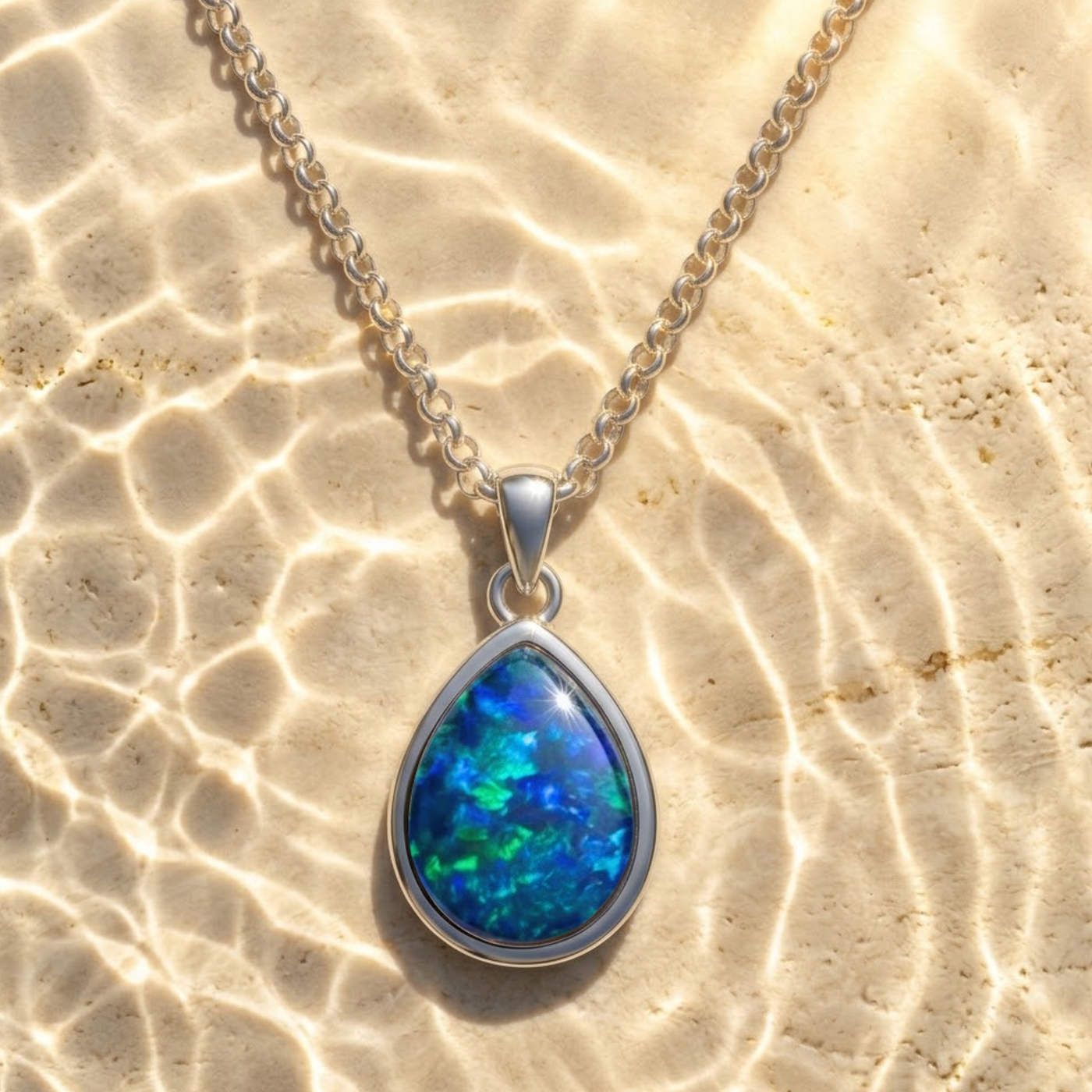 Drop of Flame Blue/Green