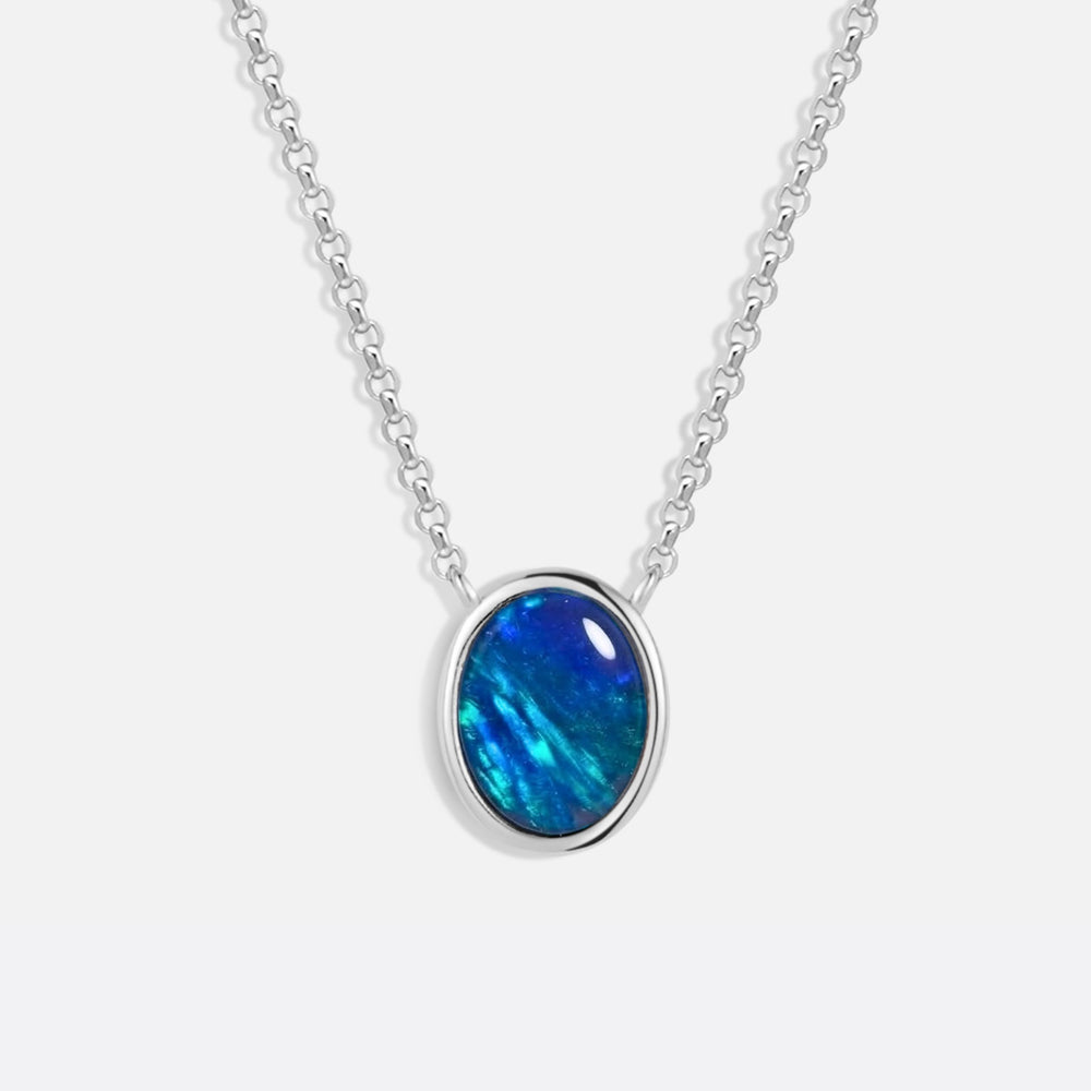 Ellipse of Flame Blue/Green