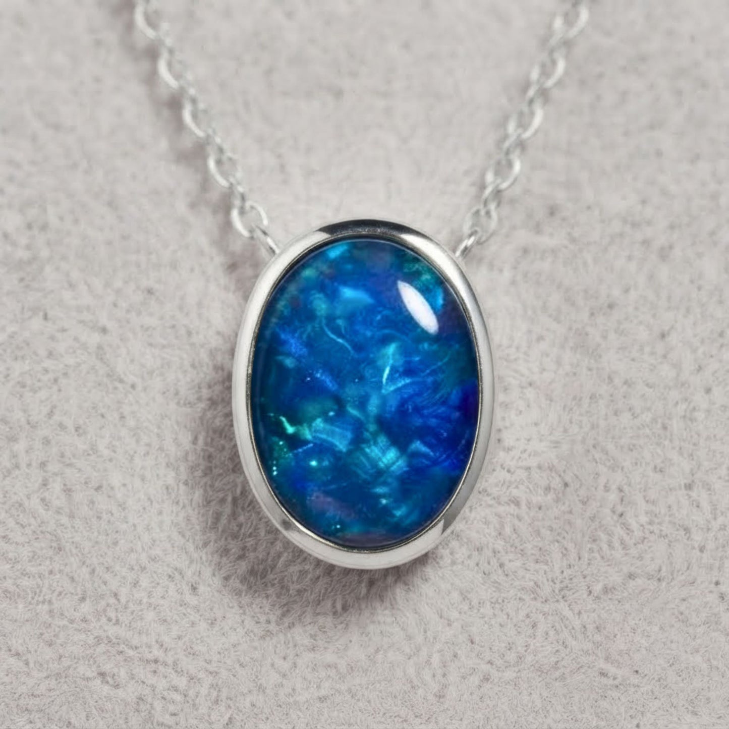 Ellipse of Flame Blue/Green