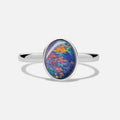 Ellipse rouge flamme