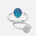 Ellipse of Flame Blue/Green
