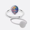 Ellipse rouge flamme