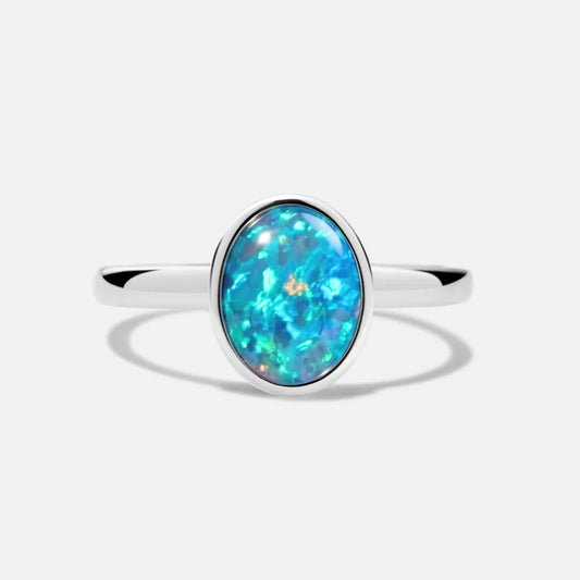 Ellipse of Flame Ring — das Farbspiel des Opals in Bewegung